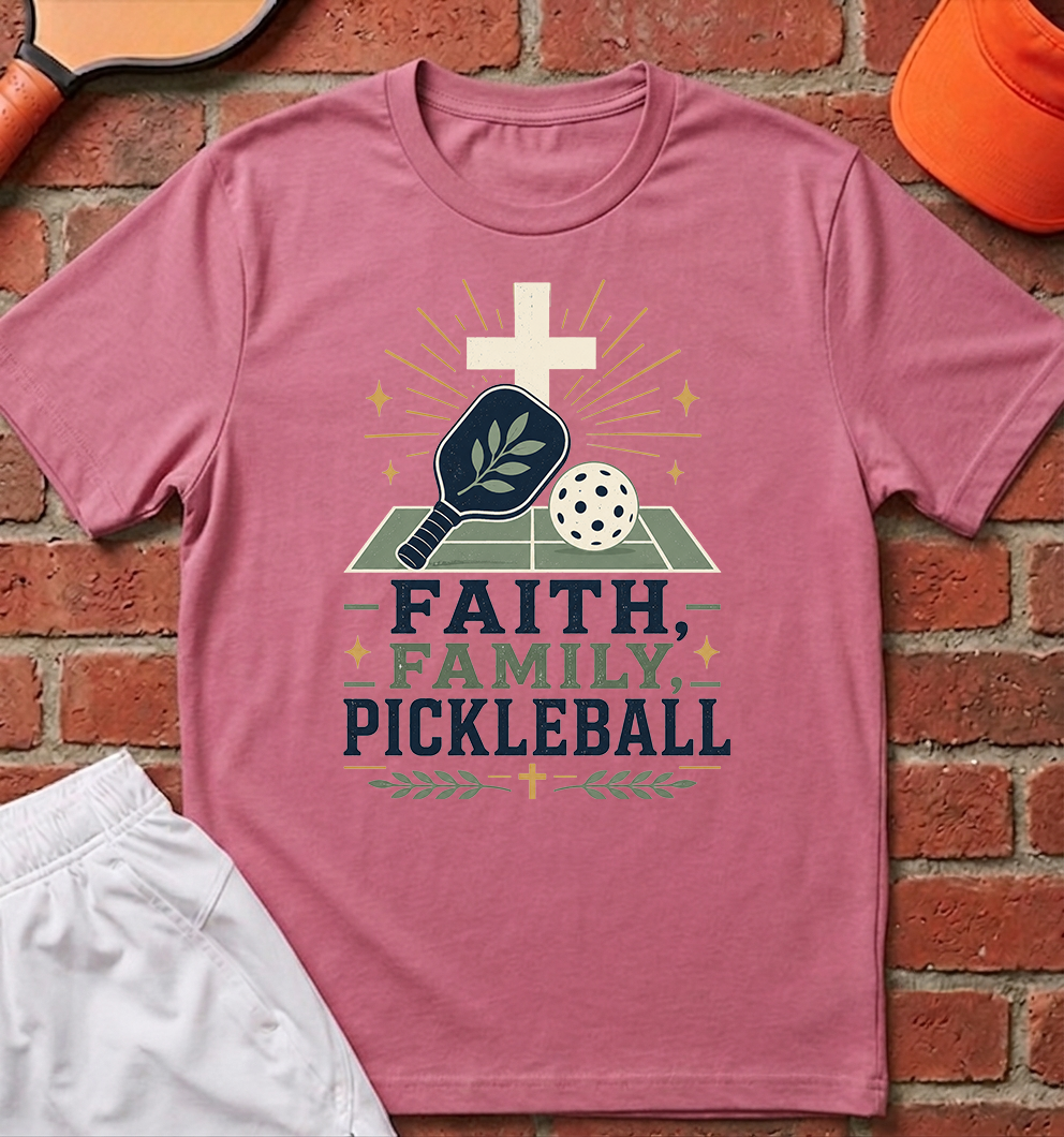 Faith Family Pickleball T-Shirt