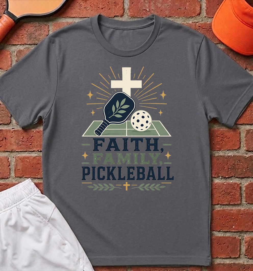 Faith Family Pickleball T-Shirt