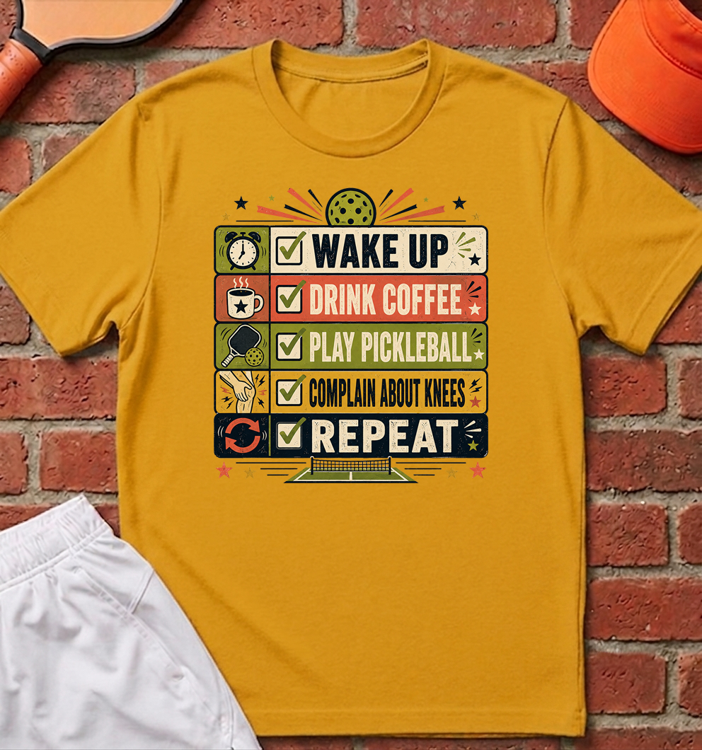 Play Pickleball Repeat T-Shirt
