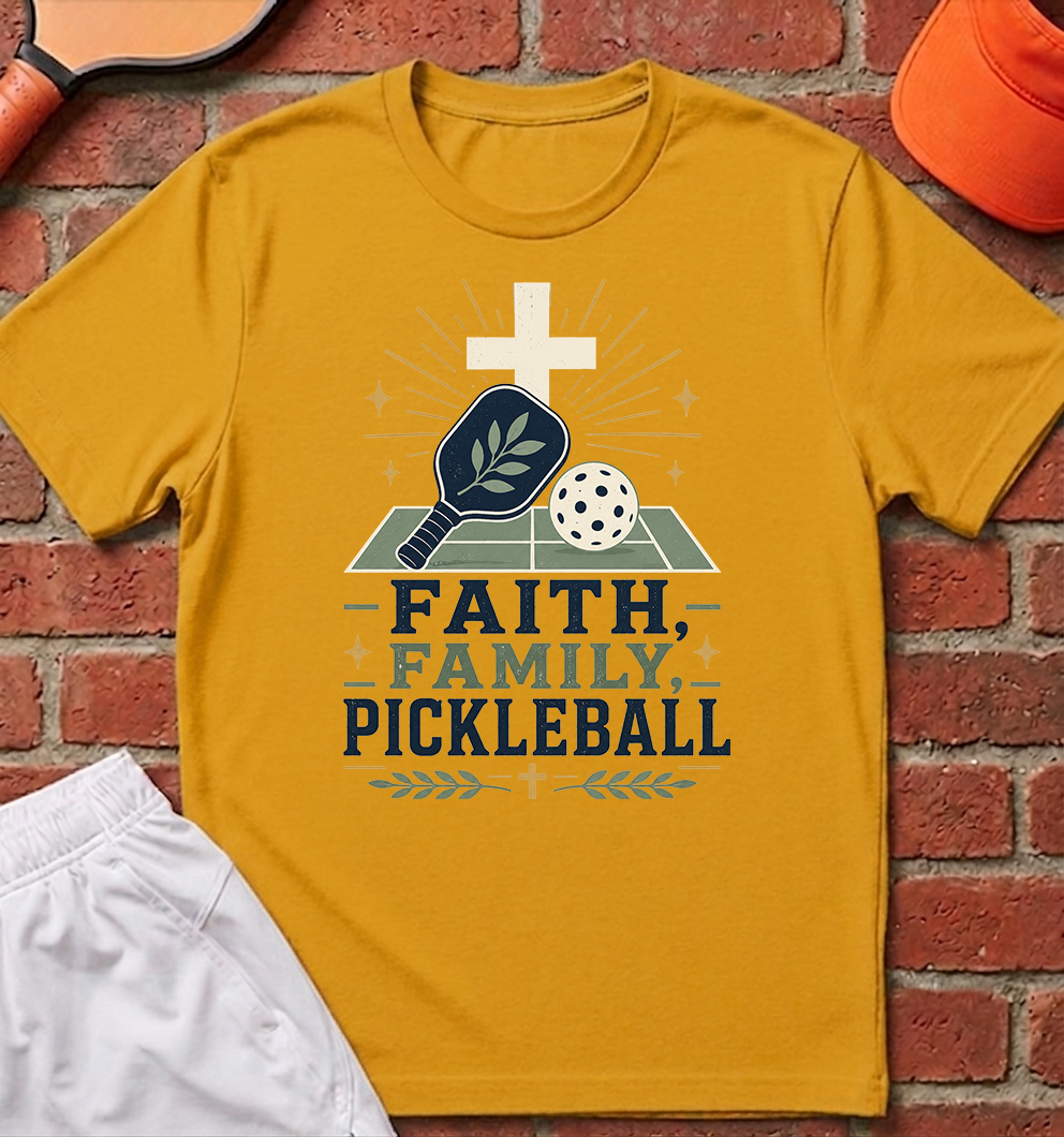 Faith Family Pickleball T-Shirt