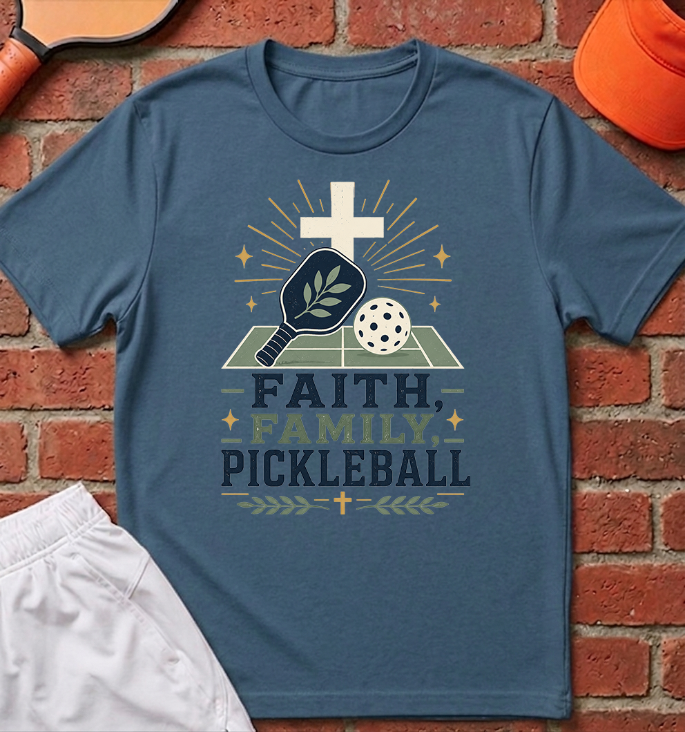 Faith Family Pickleball T-Shirt