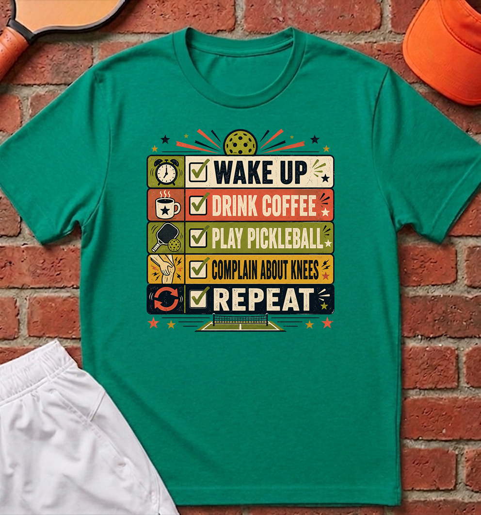 Play Pickleball Repeat T-Shirt