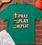 Pray. Play. Repeat. T-Shirt
