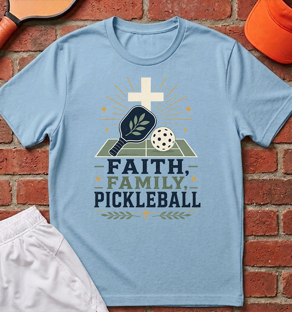 Faith Family Pickleball T-Shirt