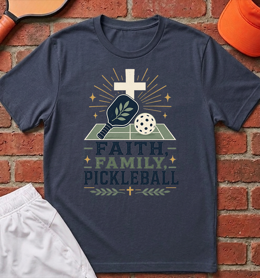 Faith Family Pickleball T-Shirt