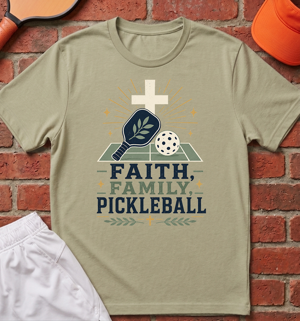 Faith Family Pickleball T-Shirt