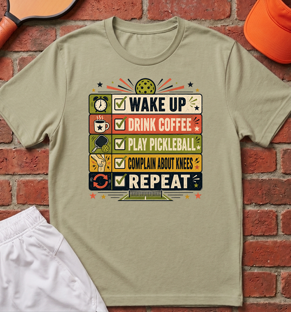 Play Pickleball Repeat T-Shirt