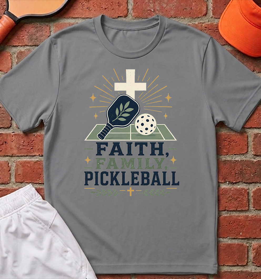 Faith Family Pickleball T-Shirt