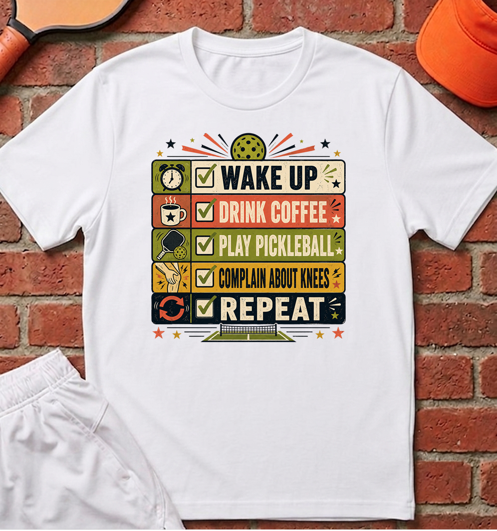 Play Pickleball Repeat T-Shirt